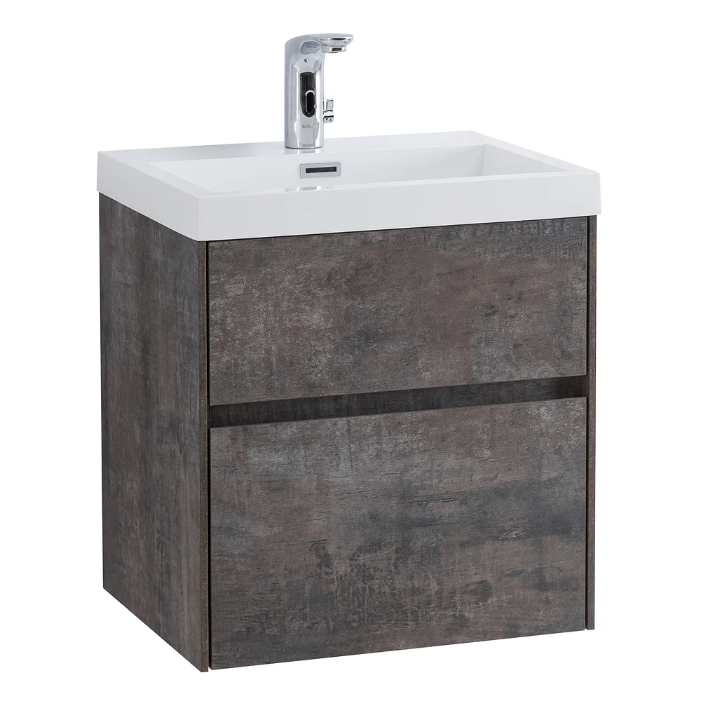 Приобрести belbagno тумба с раковиной pietra mini 50 см, подвесная 50as stone, белая раковина