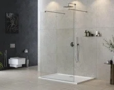 Cezares Душевая перегородка LIBERTA 115 см, хром LIBERTA-L-2-115-120-C-Cr