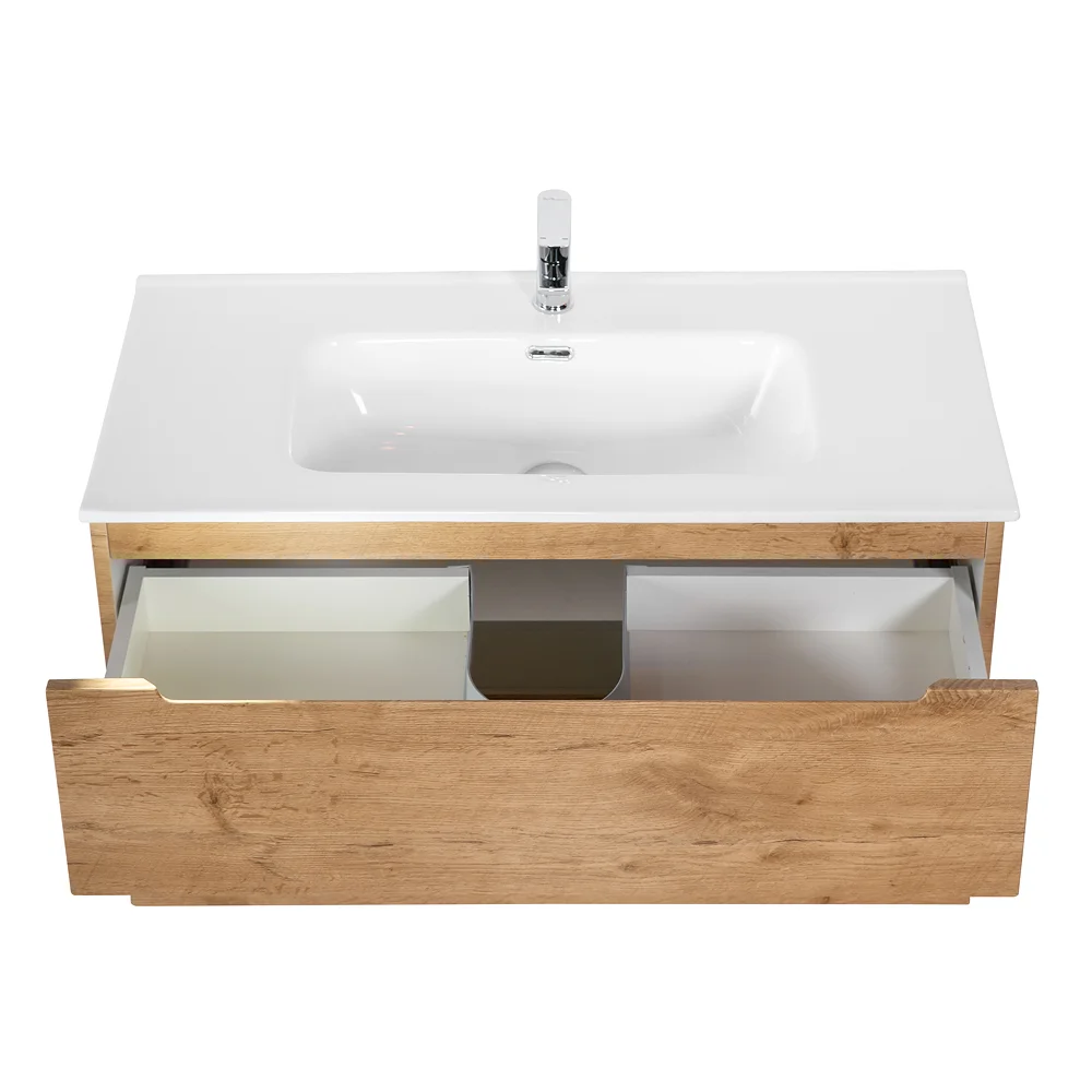 Приобрести belbagno тумба с раковиной etna 100 см, подвесная rovere nature, белая раковина