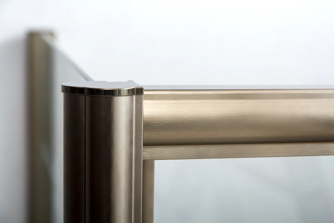 Приобрести cezares душевое ограждение giubileo 120х90 см, бронза giubileo-ah-1-120/90-scorrevole-cp-br