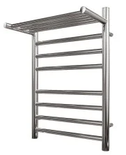 Полотенцесушитель электрический Point 400х600 Аврора с полкой П7, хром PN10146SPE