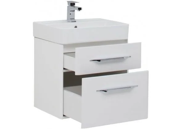 Приобрести aquanet тумба с раковиной виченца 60 см, белая 00212665