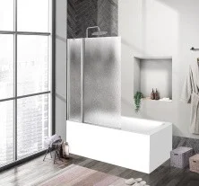 BelBagno Штора на ванну 100 см UNO-V-11-100/150-CH-CR