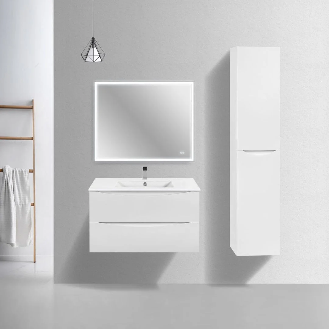 Приобрести vincea тумба подвесная mia slim 90 см, белая vmc-2mc900s1gw;vbs-13990s1