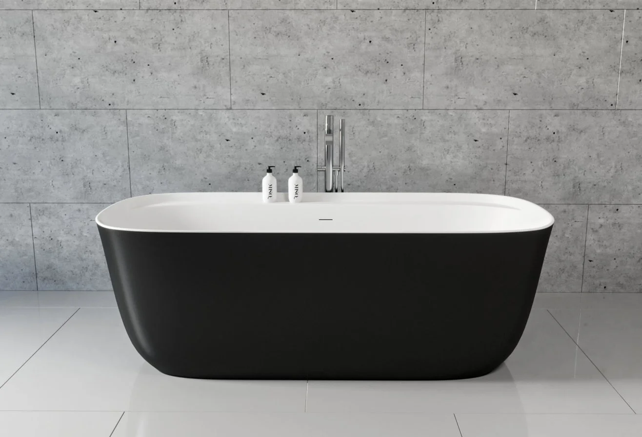 Приобрести aquanet акриловая ванна family fine 170x78 см, черная, 95778 gloss finish