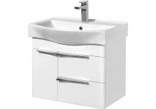 Тумба с раковиной Акватон Беверли 65 см 1A235301BV010;1WH302501, белый