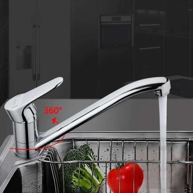 Приобрести gappo смеситель для кухни g4936 с длинным изливом, хром 27938