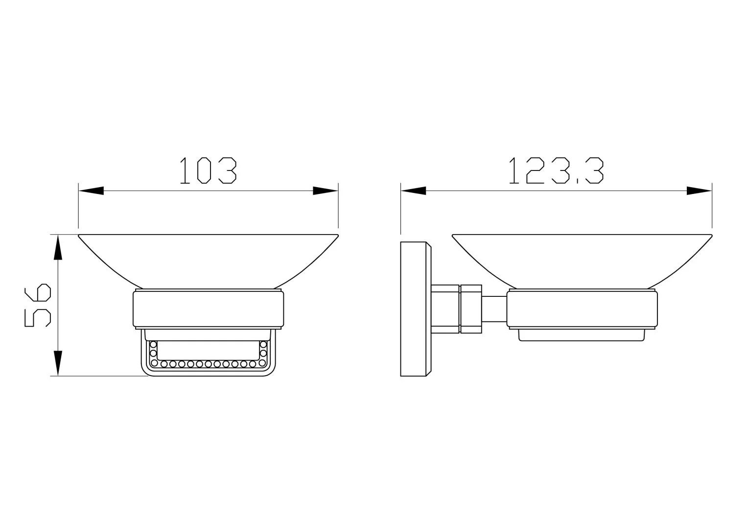 Приобрести мыльница с держателем wonzon & woghand roma, бронза (ww-7222)