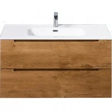 Тумба подвесная с раковиной BelBagno ETNA-900-2C-SO-RN-P 90 см, Rovere Nature