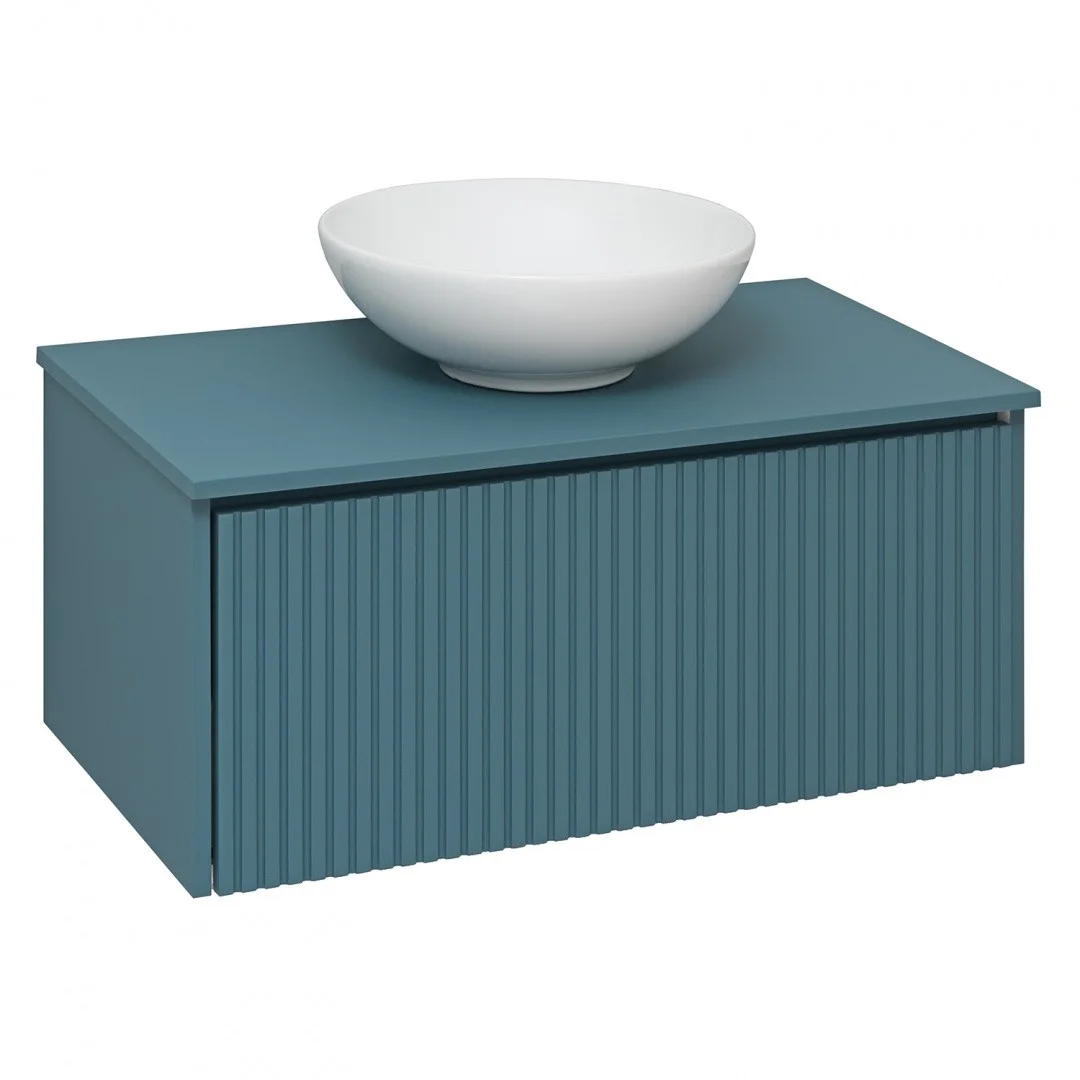 Приобрести aqua de marco тумба подвесная monaco 80см, аквамарин