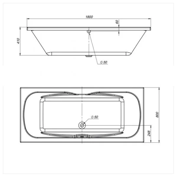 Приобрести mirsant ванна акриловая sole aura lumia ( с подсветкой ) 180*80 см, белая, ут000034878