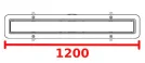 Заказать душевые трапы 120 см 