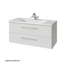 Caprigo Тумба с раковиной ACCORD 100 см, белая, эмаль