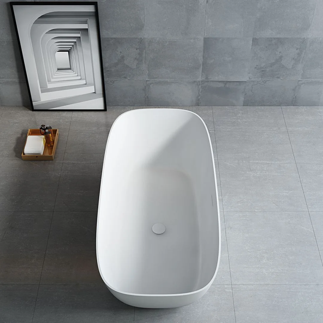 Приобрести vincea отдельностоящая ванна solid surface 170х72 см, белая матовая vbt-6s02mw