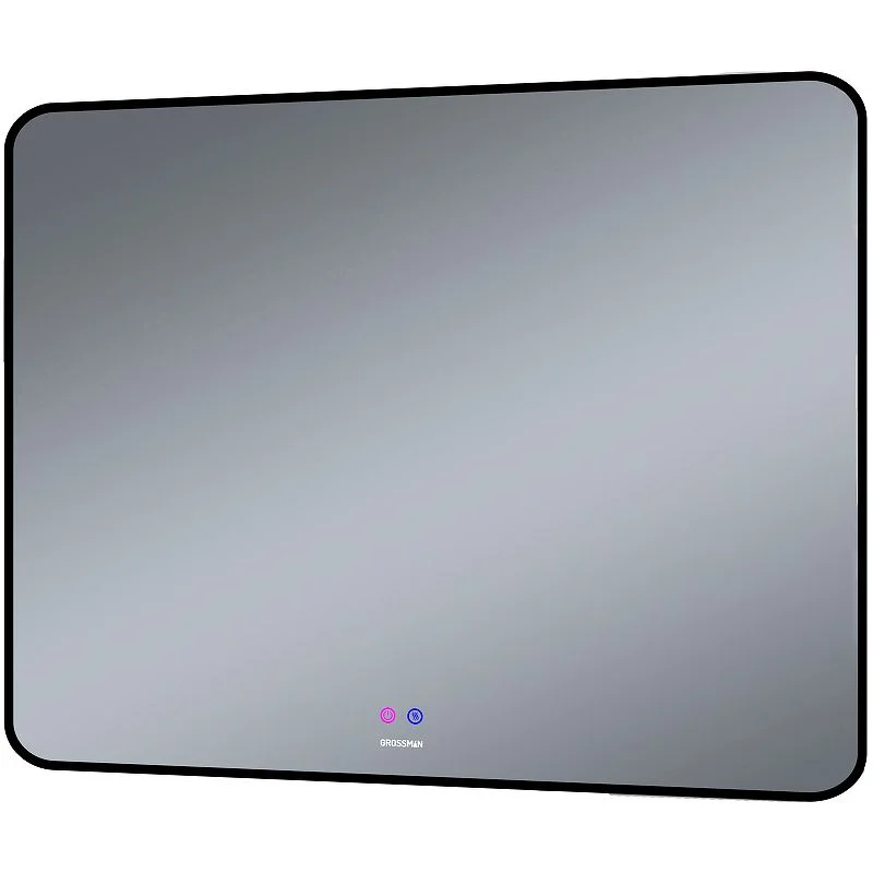 Приобрести grossman зеркало с подсветкой elegans норма black 100х80 см, с подогревом, черное 17100802