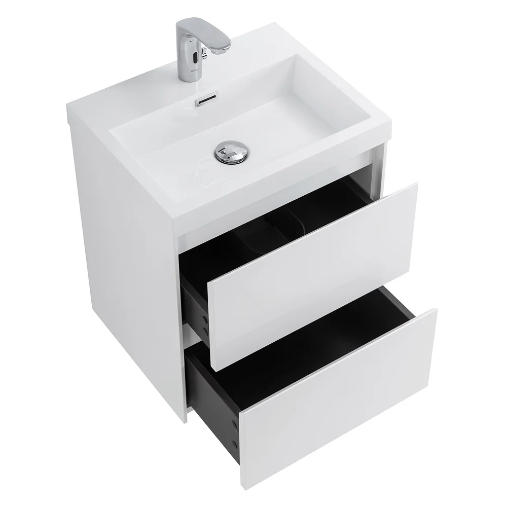 Приобрести belbagno тумба с раковиной pietra mini 50 см, подвесная bianco lucido, белая раковина