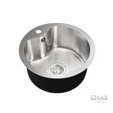 Oulin Кухонная мойка 43х43 см, сатин Oulin OL-357