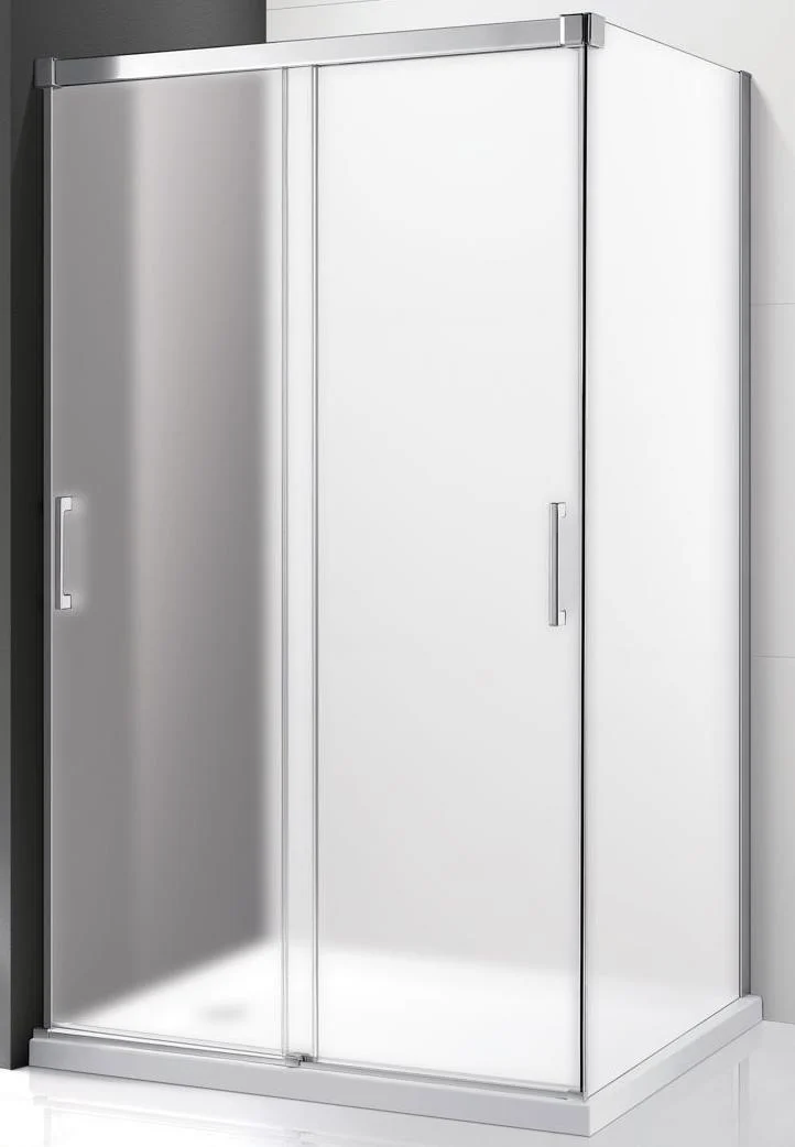 Приобрести cezares душевое ограждение tandem-soft-ah-2 120х80см tandem-soft-ah-2-120/80-p-cr-l