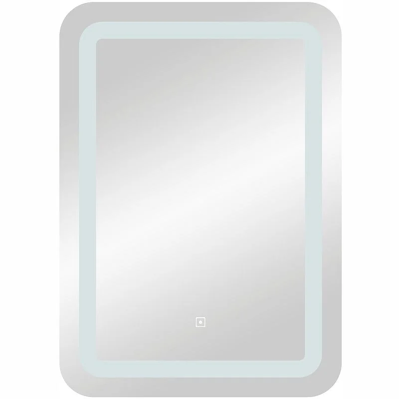 Приобрести continent зеркало с подсветкой lucia 70х80 см, сенсорный включатель, белое