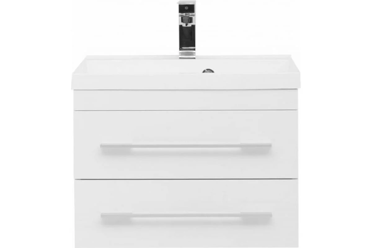 Приобрести aquanet тумба с раковиной нота 58 см, белая