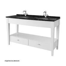 Caprigo Тумба с раковиной DALLAS 160 см, белая, эмаль