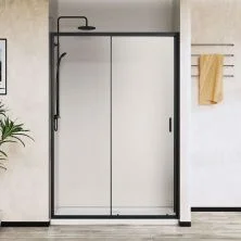 Vincea Душевая дверь City 140 см, прозрачное, черное VDS-5CT140CLB