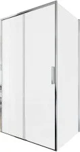 Aquanet Душевое ограждение Pleasure Evo 110x90 AE65-110x90-CT профиль хром, прозрачное стекло