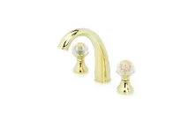 Boheme Смеситель для раковины Flora, врезной, золото 297-FL