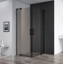 CEZARES Душевое ограждение SLIDER 90х100см SLIDER-AH-2-90/100-100/110-BR-NERO