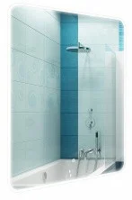 Azario Зеркало Esterna Raggio 60х80 см, белый, сенсорный выключатель, диммер, CS00079361