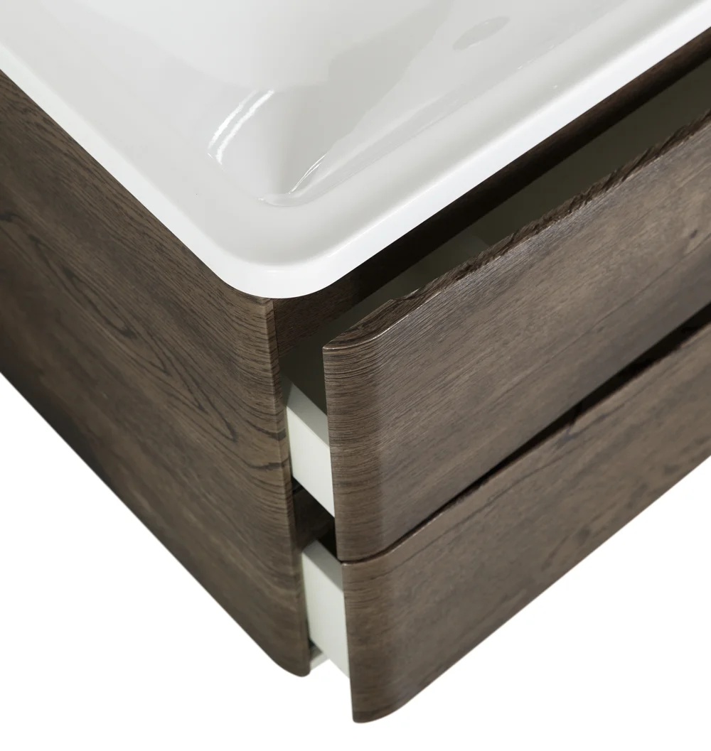 Приобрести belbagno тумба с раковиной acqua 90 см, подвесная rovere nature grigio, белая раковина