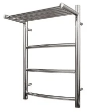 Полотенцесушитель электрический Point 400х600 Афина с полкой П3, хром PN04146PE