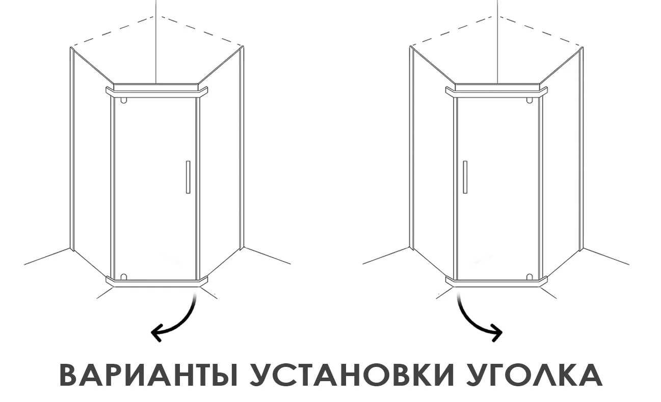 Приобрести ограждение душевое alex baitler ab245-100 100х100см, тонированное стекло