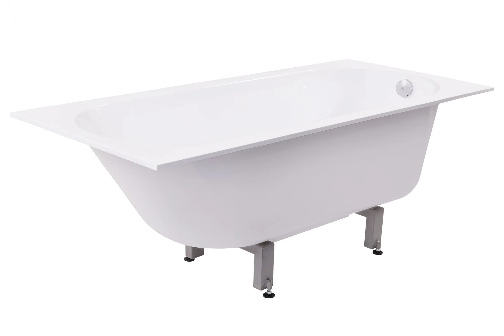 Приобрести aqua de marco пристенная ванна verona 169x75см, белая 1175wver