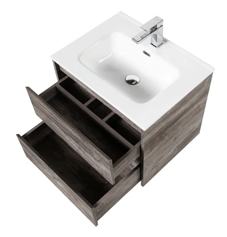 Приобрести тумба подвесная с раковиной belbagno kraft-700-2c-so-pp 70 см, pino pasadena