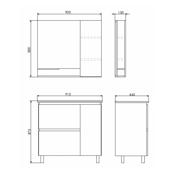 Приобрести сomforty зеркало-шкаф "верона-90", дуб белый