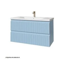 Caprigo Тумба с раковиной FORTE-Smalty TYPE 100 см, голубая, эмаль