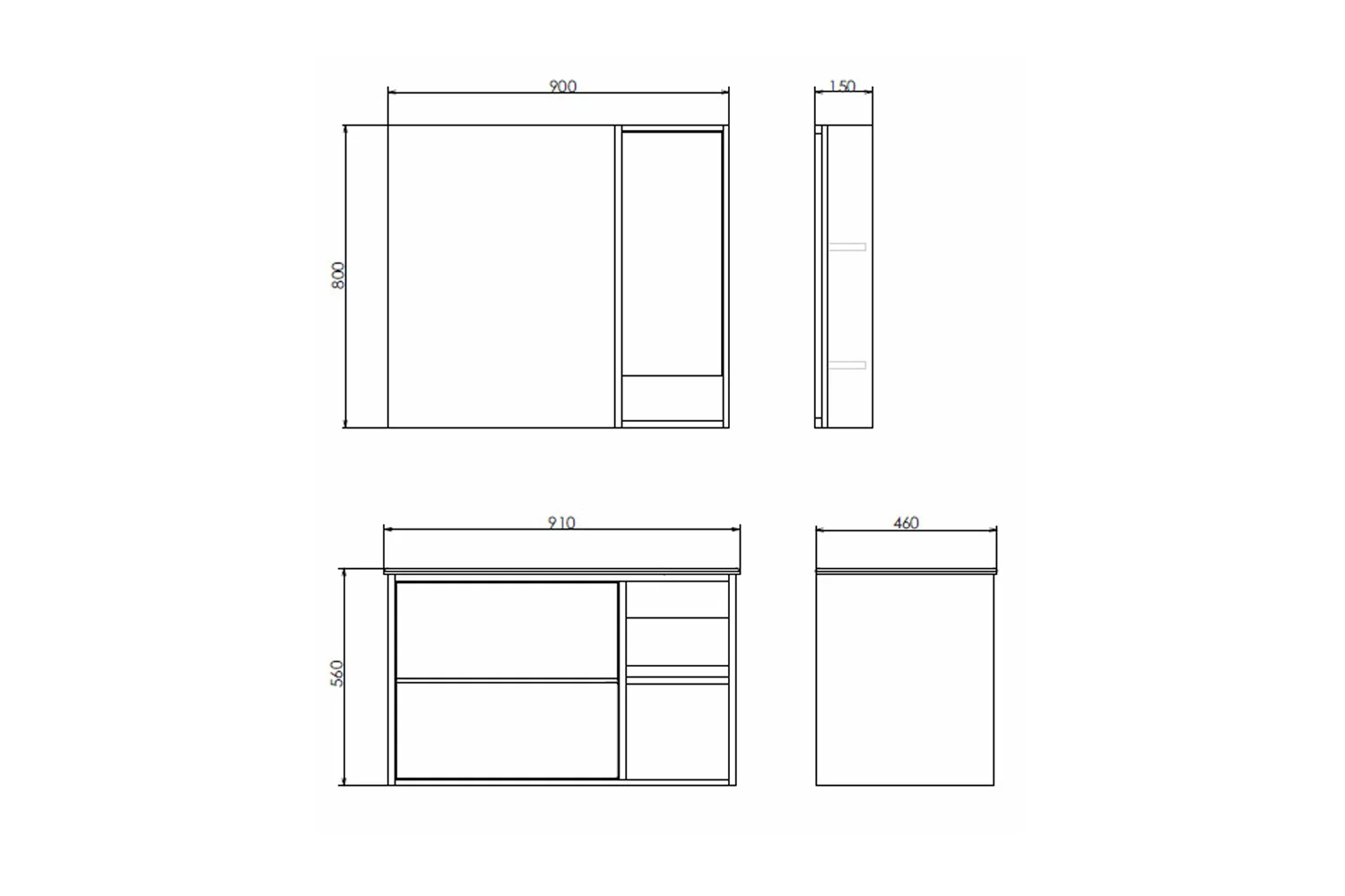 Приобрести сomforty зеркало-шкаф "гамбург-90", дуб сонома