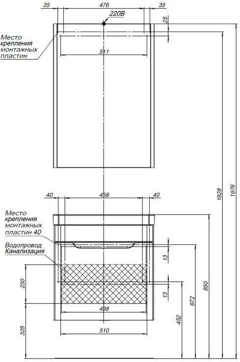 Приобрести aquanet тумба с раковиной софия 60 см, белая 00212586