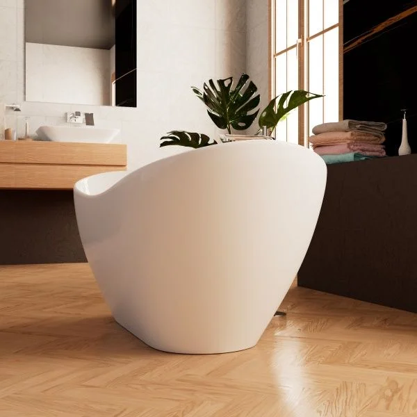 Приобрести frank акриловая ванна f6107 white,170х75 см, отдельностоящая