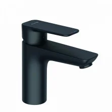 KLUDI PURE&STYLE однорычажный смеситель на умывальник 100, черный матовый, арт. 402923975