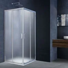 Vincea Душевое ограждение Alpha 80х80 см, текстурное, хром VSS-3AL800MT