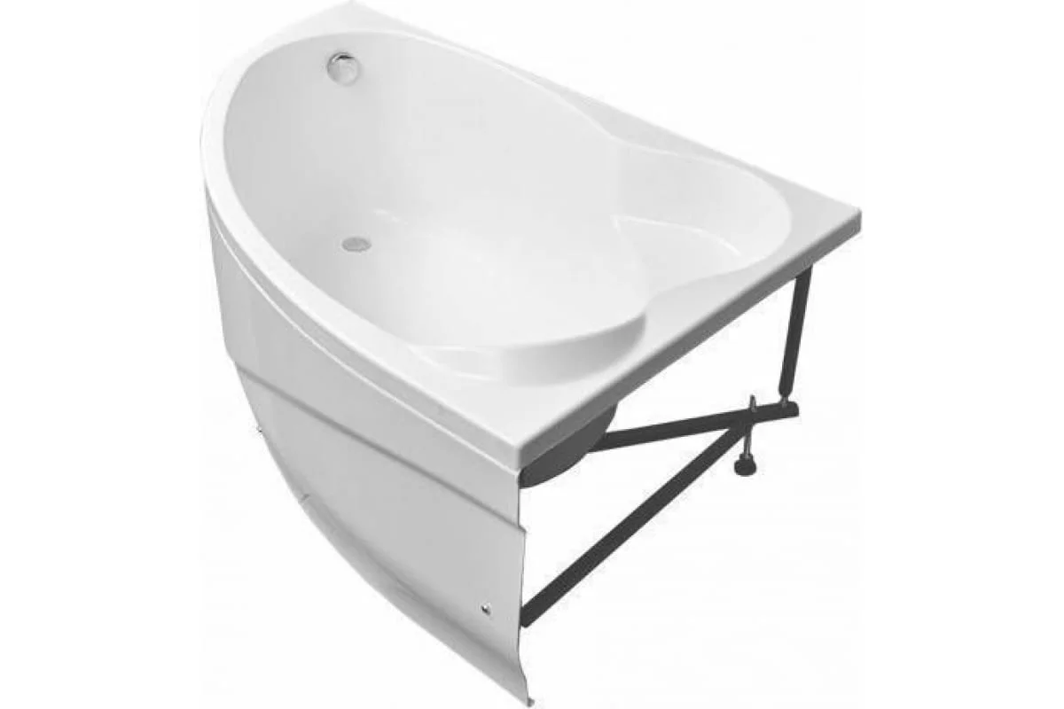 Приобрести aquanet акриловая ванна mayorca 150x100 см, белая, правая