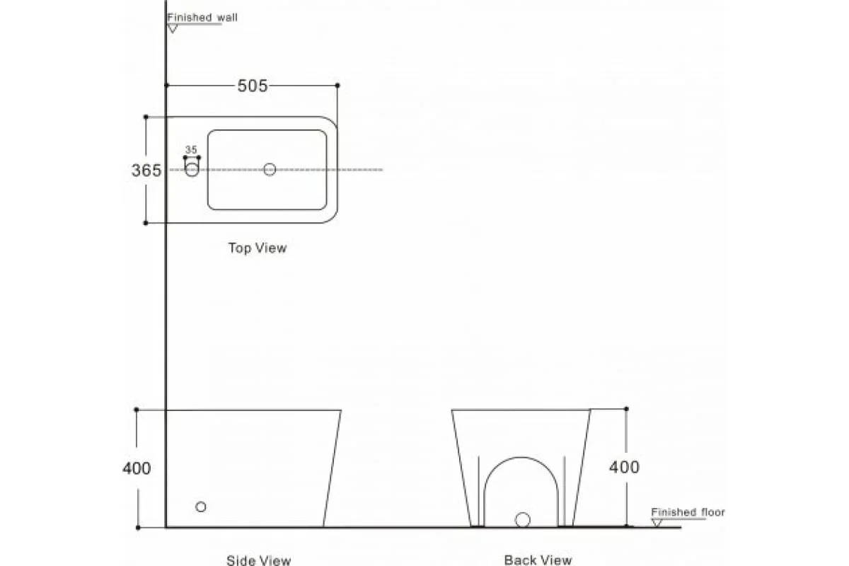 Приобрести aquanet биде напольное tavr 2.0 b1 lx-1062