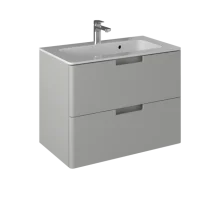 Briz Тумба подвесная с раковиной PRATO Light 80 см, светло серая, матовая, Т18-80