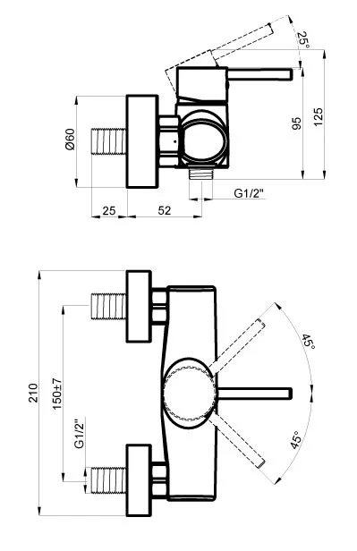 Приобрести смеситель для душа azario tasco, az-15160631