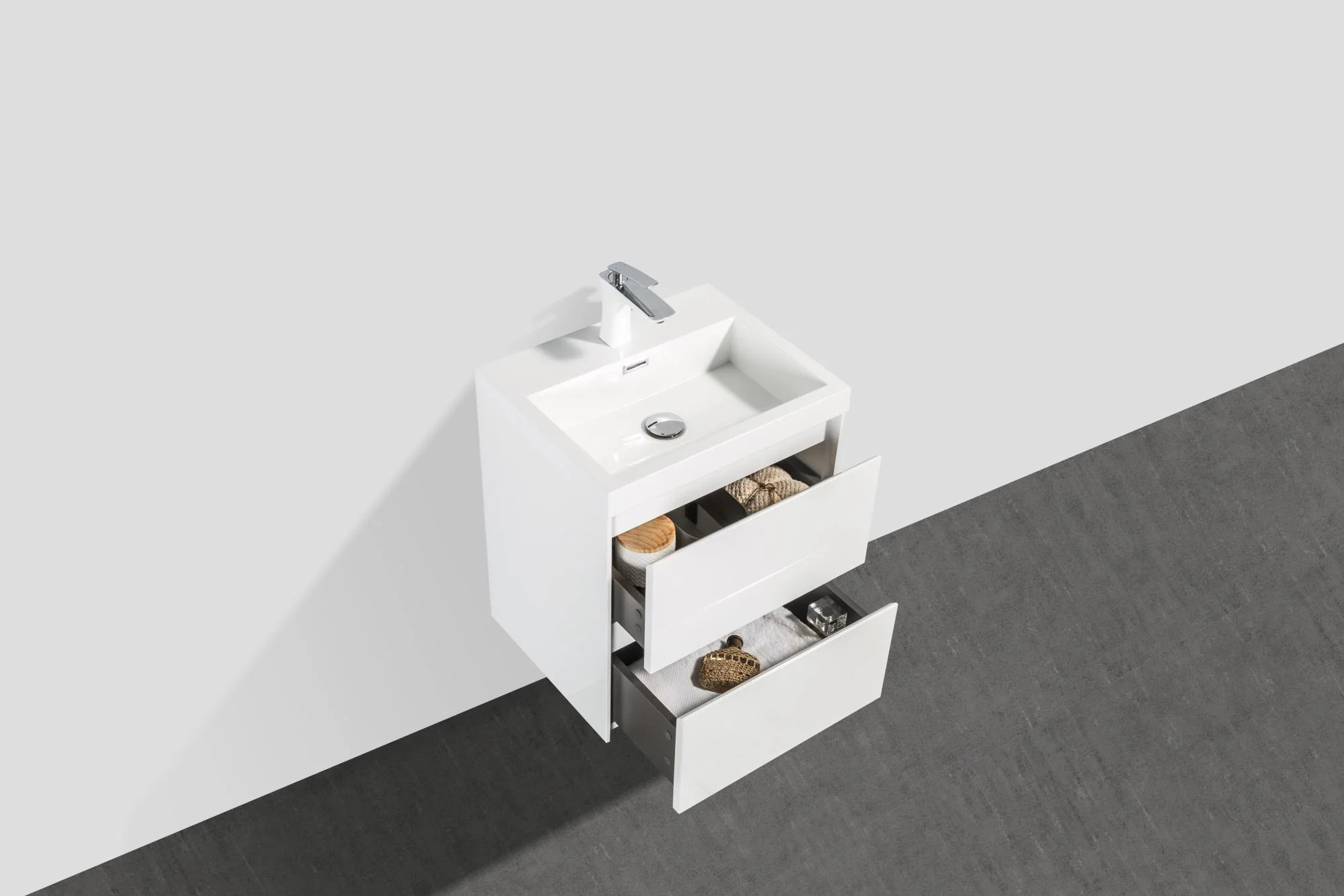 Приобрести belbagno тумба с раковиной pietra mini 50 см, подвесная bianco lucido, белая раковина