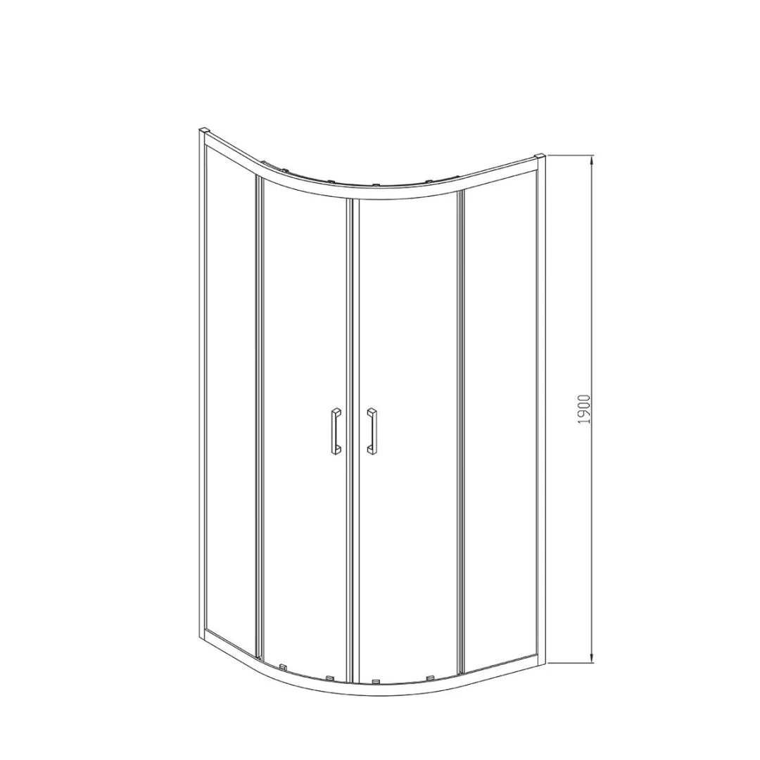 Приобрести vincea душевое ограждение alpha 80х80 см, текстурное, хром vsq-3al800mt
