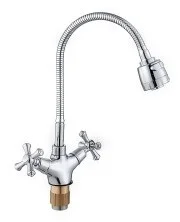 Смеситель для кухни ViEiR Pugno с гибким изливом, хром V210123