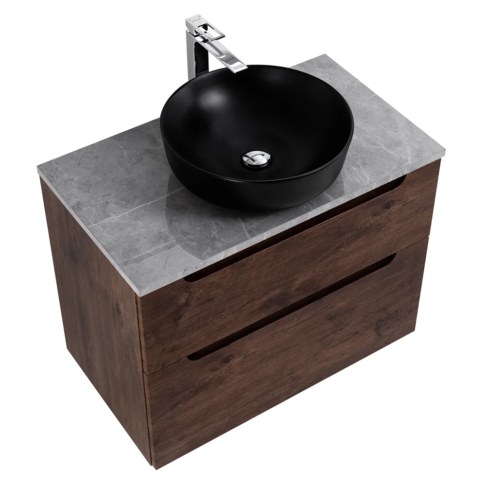 Приобрести belbagno тумба со столешницей etna-h60 100 см, подвесная rovere moro